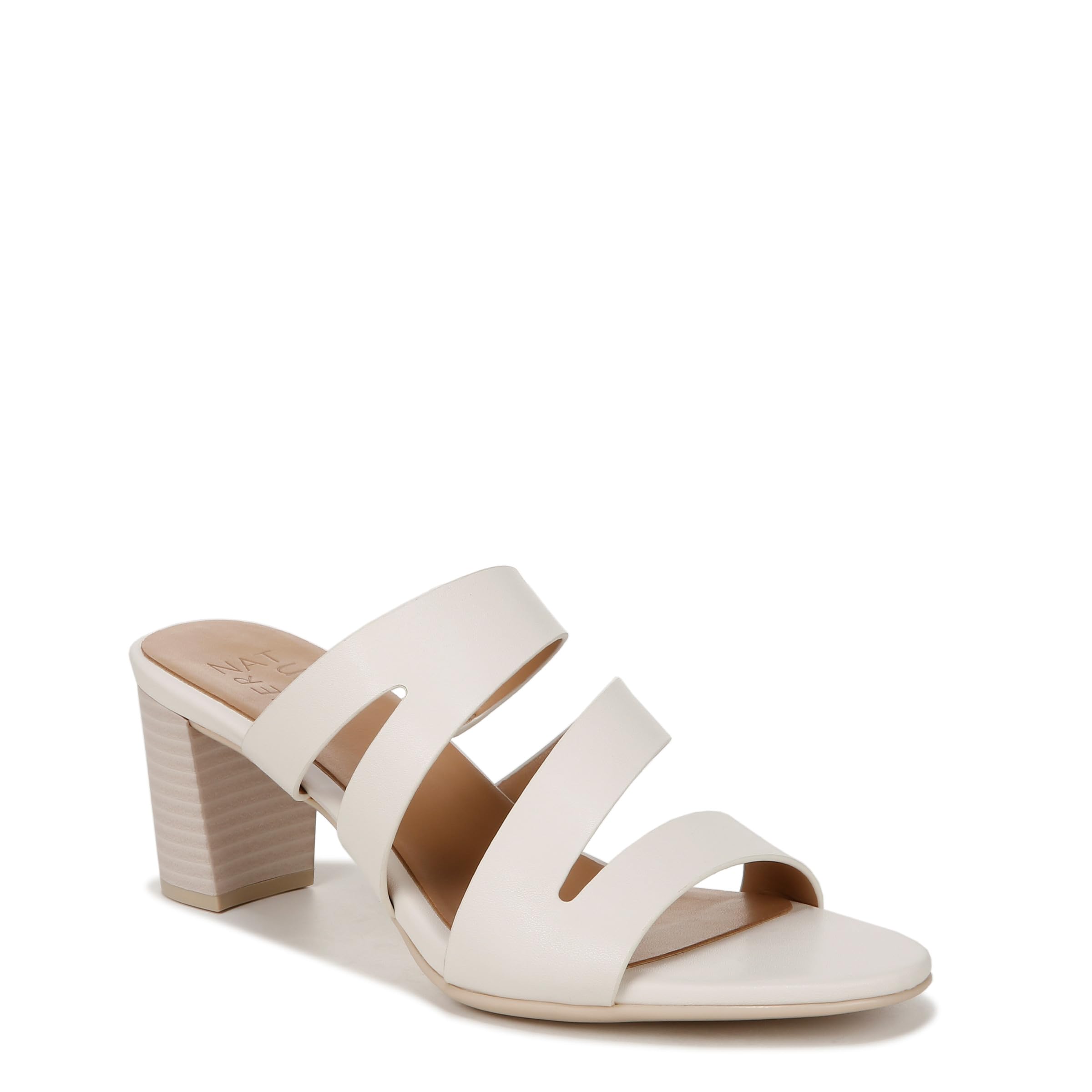 Naturalizer womens Beaming Strappy Slide Heeled Sandal Slide Sandal