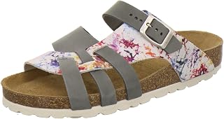AFS-Schuhe 2122 Women's Slippers in Genuine Leather, EVA Sole, Made in Germany