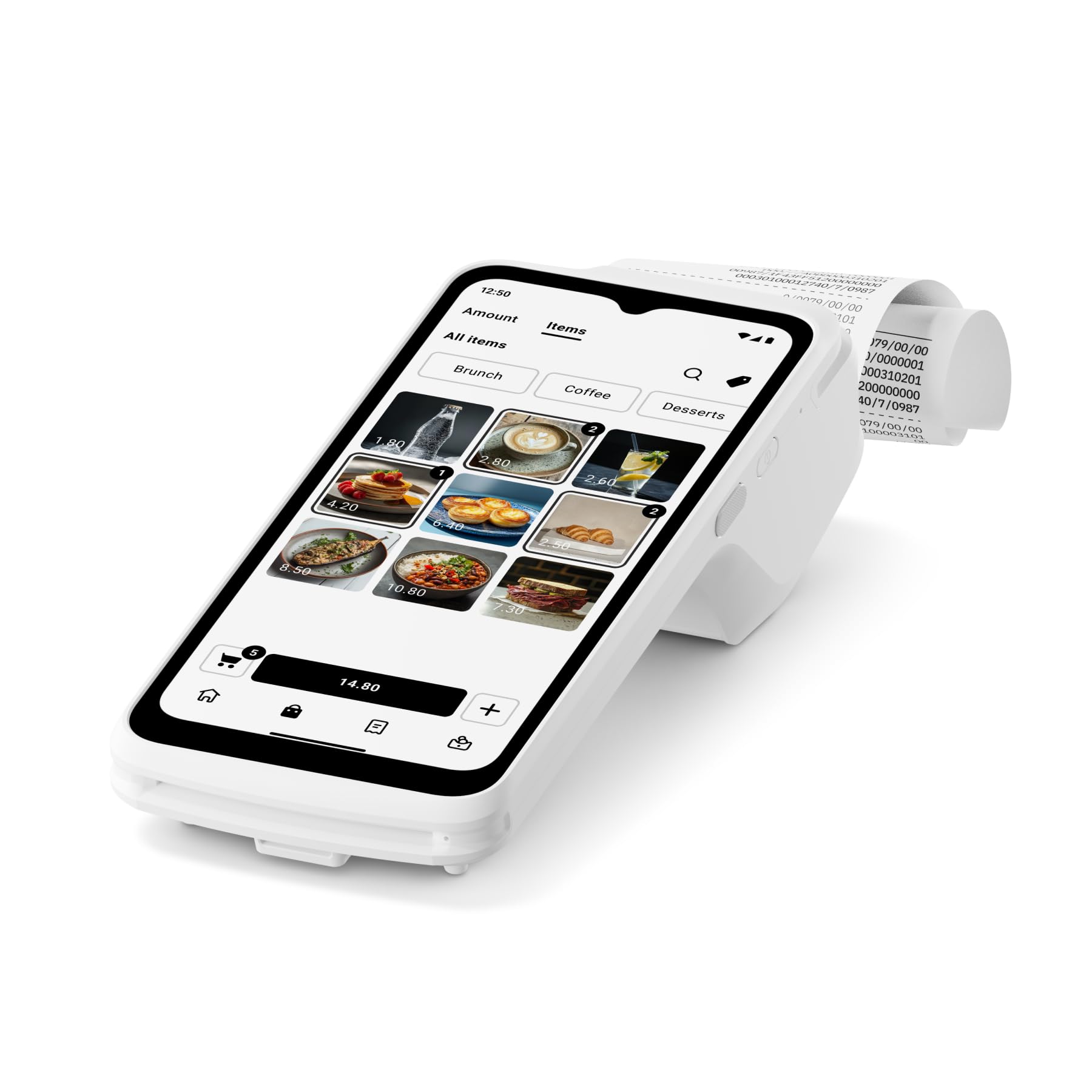 SUMUP Terminal - All-in-One Portable Card Reader with Receipt Printer, 4G/Wi-Fi 