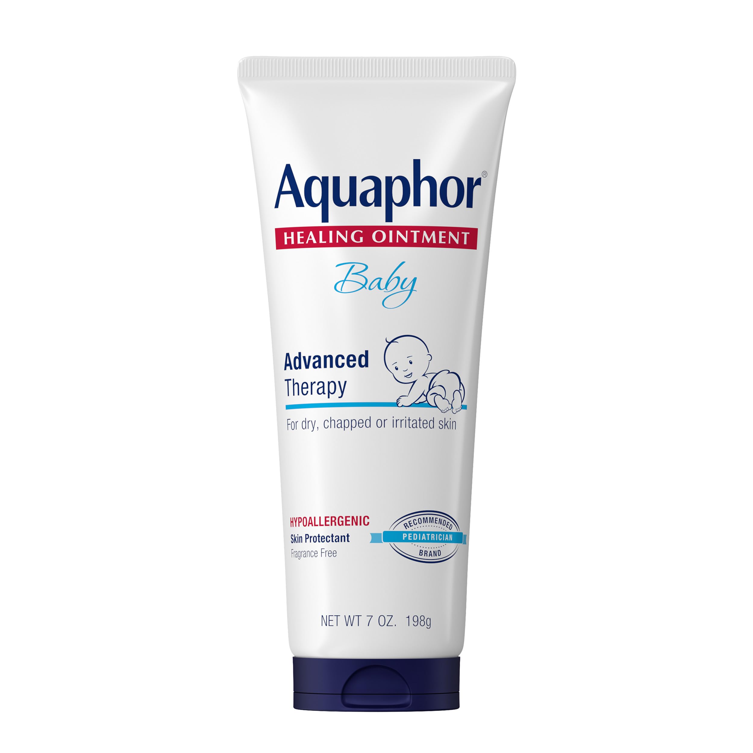 Aquaphor Baby Advanced Therapy Healing Ointment Skin Protectant, 7 OZ | Baby Ski
