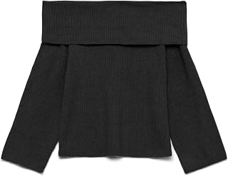 VERO MODA Offshoulder Pullover Vmaries LS Women's Off Shoulder Jumper BF