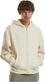 Build Your Brand By285-Fluffy Zip Hoody Men's Hooded Sweatshirt (Pack of 1)