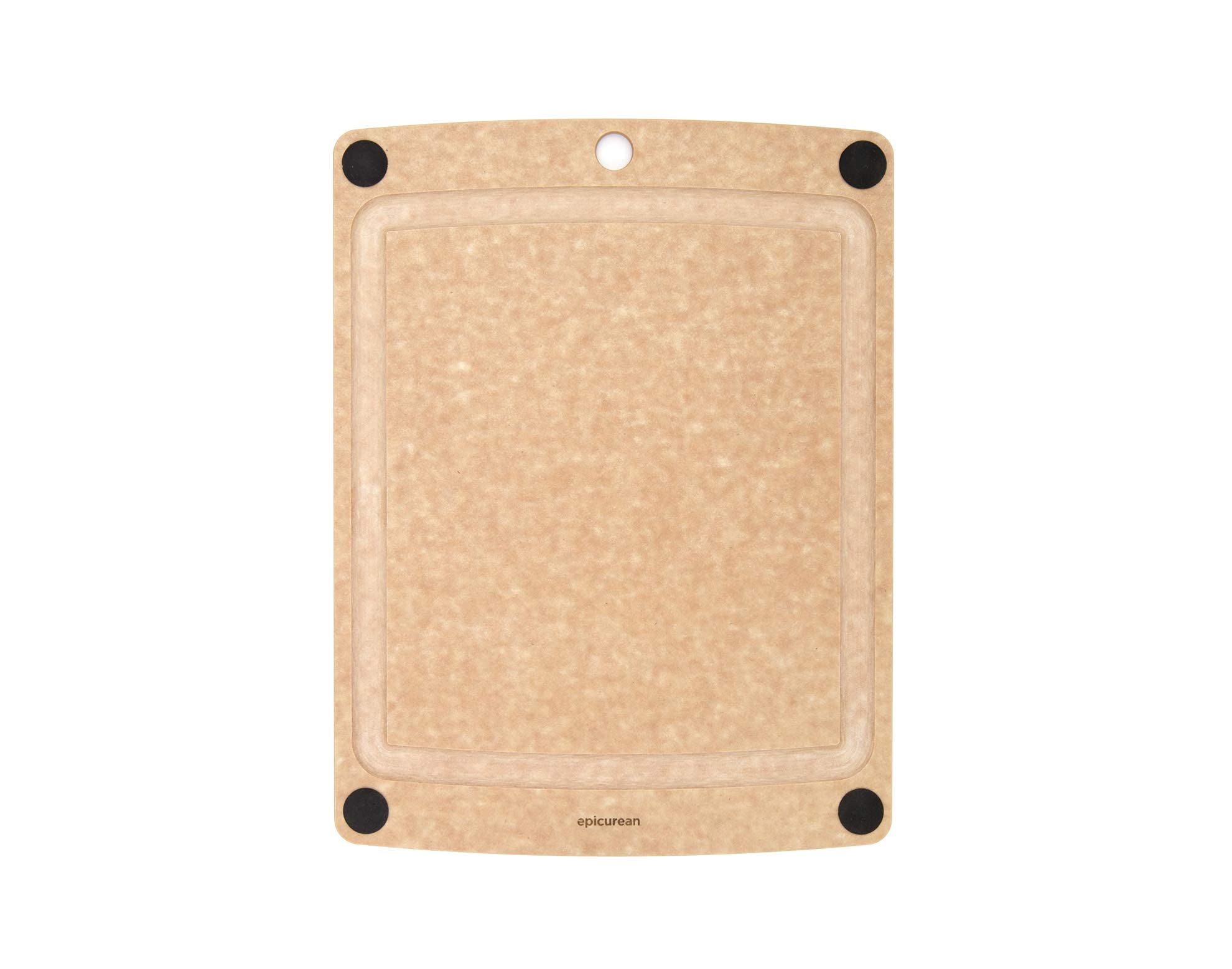 Epicurean All-In-One Cutting Board with Non-Slip Feet and Juice Groove, 14.5" × 