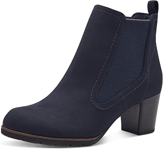 MARCO TOZZI Womens Black Heeled Pull On Boot