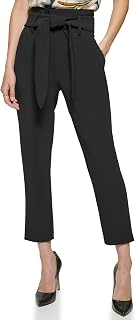 DKNY Womens Paperbag Waist PantDress Pants