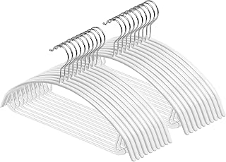 TITIROBA Hanger, Over 5 Million Units Annual Sales and Storage Advisors Recommended, Prevents Sliding, No Traces, Fashionable, Set of 20