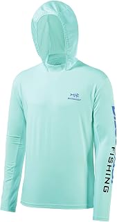 Bassdash Men's Hoodie Shirt Sun Protection UPF 50+ UV Pullover Long Sleeve Hoodie for Fishing Rash Guard