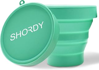 SHORDY Menstrual Cup Case Holder for Sterilization, Collapsible Silicone - Boil, Sterilize & Store Your Period Cups or Discs, Microwave-Friendly & Foldable, Sustainable & Compact, Portable for Travel