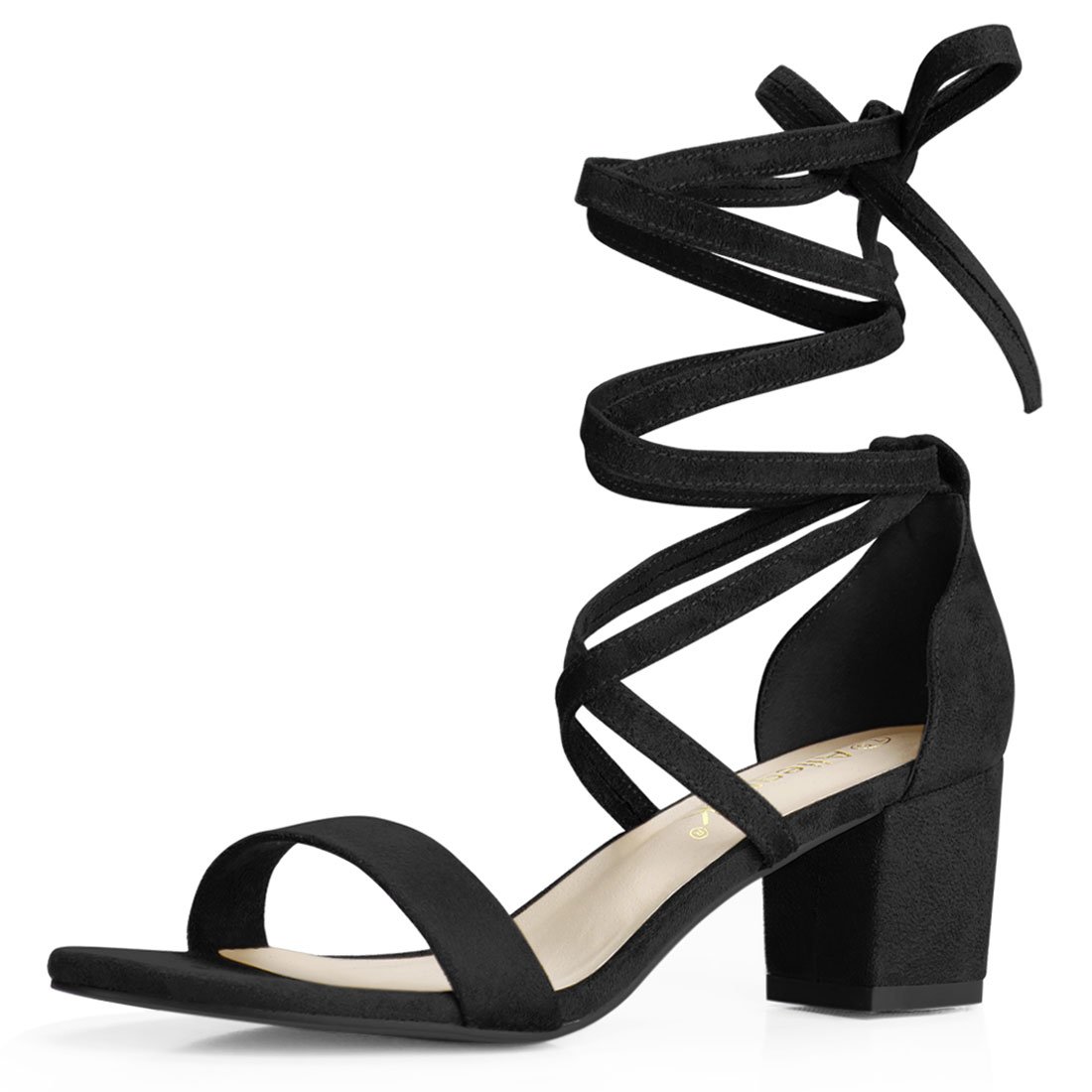 Allegra K Women's Chunky Heel Sandals