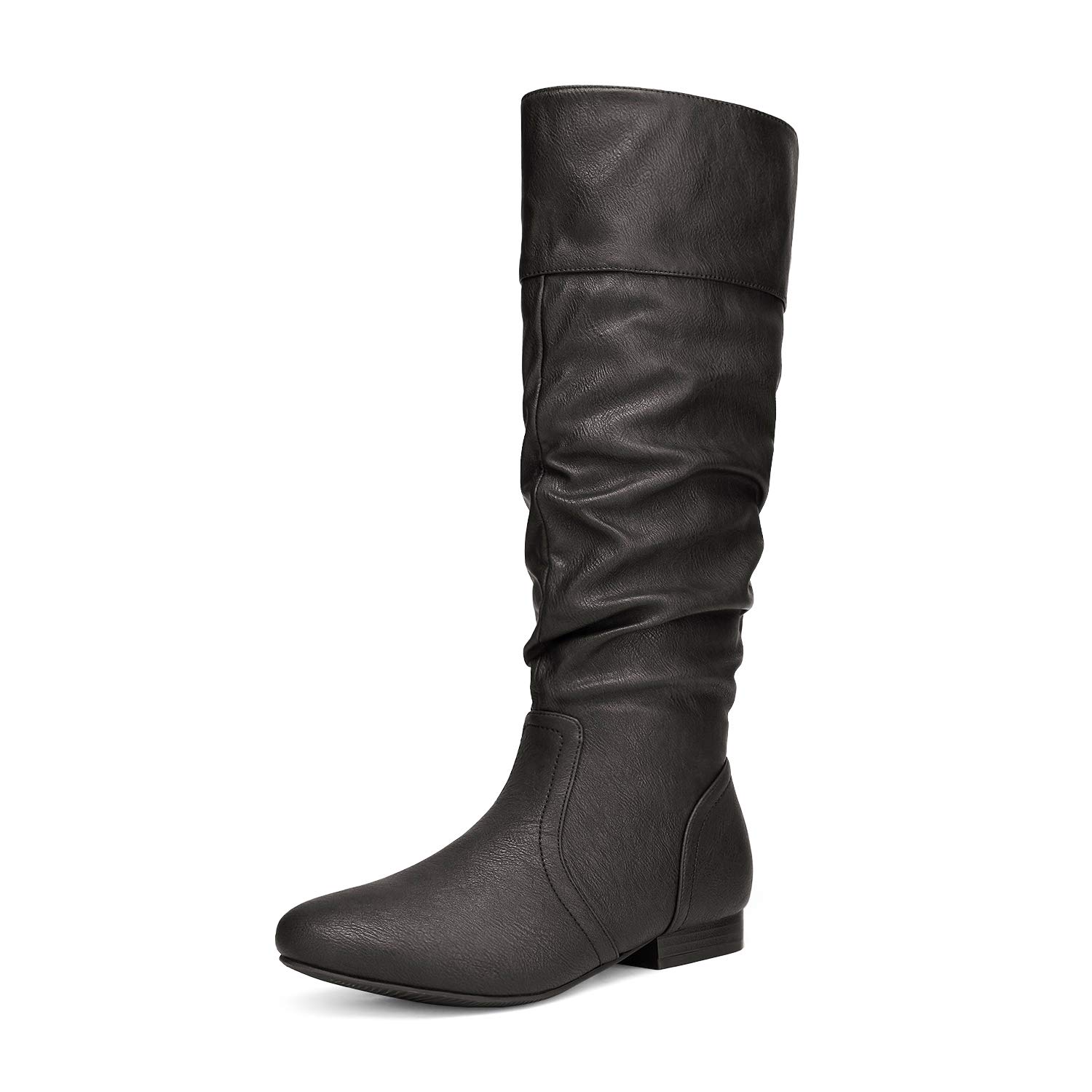 DREAM PAIRS Women's Knee High Winter Slouchy Boots
