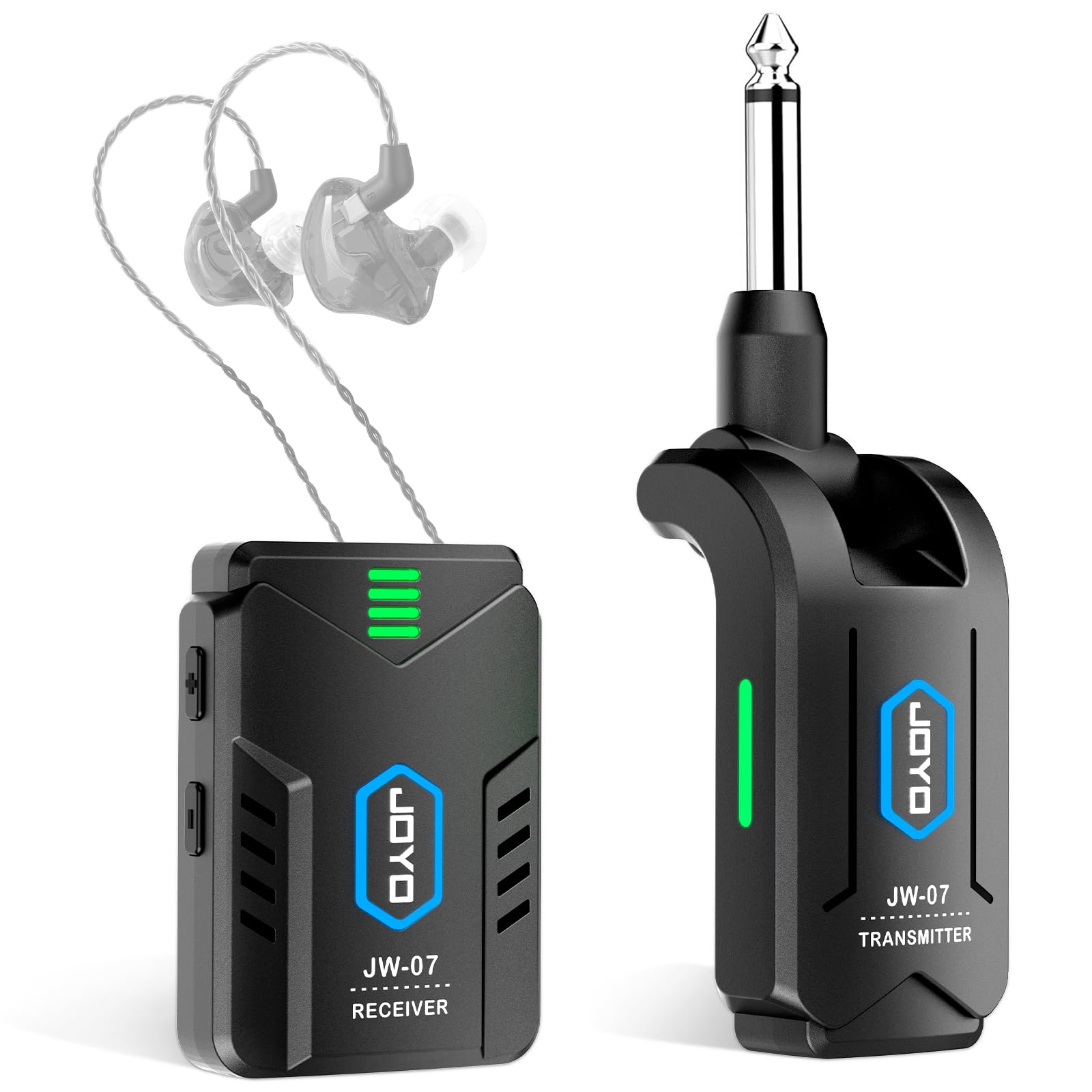 JOYO Wireless in Ear Monitor System Upgraded 2.4G Mono Rechargeable IEM Transmit