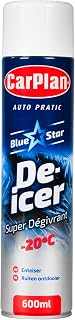 CarPlan Blue Star DeIcer for Car Windshield, 21 Fl Oz | Fast-Acting Spray de icer Windshield Defroster for Glass Windows, Works in Extreme Cold -20C