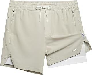 maamgic Mens Athletic Running Shorts with Lining Ultra Light Weight Training Shorts 5in/7 in