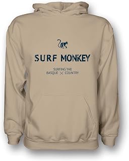 DRESSED IN MUSIC PLAY WITH ME Hoodie Men/women Eco-Friendly Hoodie – Organic Cotton Gots Surf Monkey®, Mottled navy