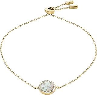 Fossil Women's Heritage D Link Stainless Steel Chain Bracelet