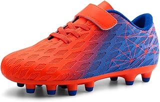 JABASIC Kids’ Firm Ground Sporty Football Boots, for Boys and Girls