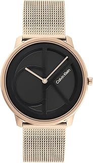 Calvin Klein Analogue Quartz Watch for Men and Women ICONIC Collection Available with Either a Link Stainless Steel Bracelet or a Mesh One