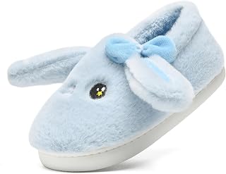 Kids Bunny Slippers for Boys Girls Toddler Rabbit Winter Soft House Shoes
