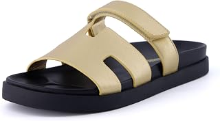 CUSHIONAIRE Women's Lotto Footbed Sandals with Comfort and Comfort Available in Wide Widths