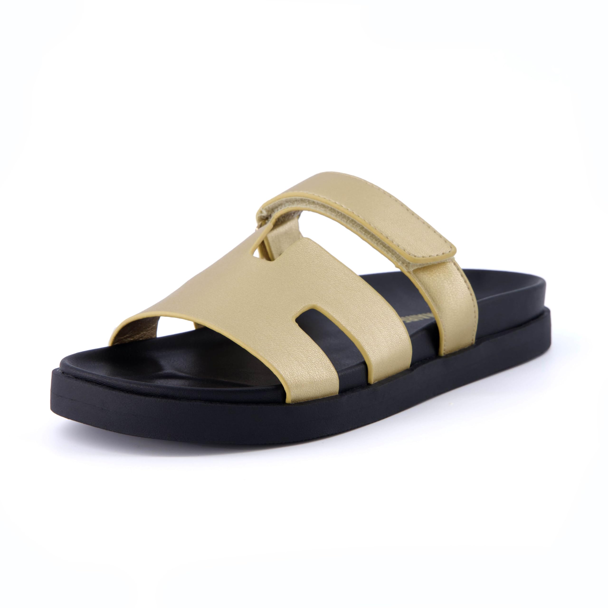 CUSHIONAIRE Women's Lotto Footbed Sandals with Comfort and Comfort Available in 