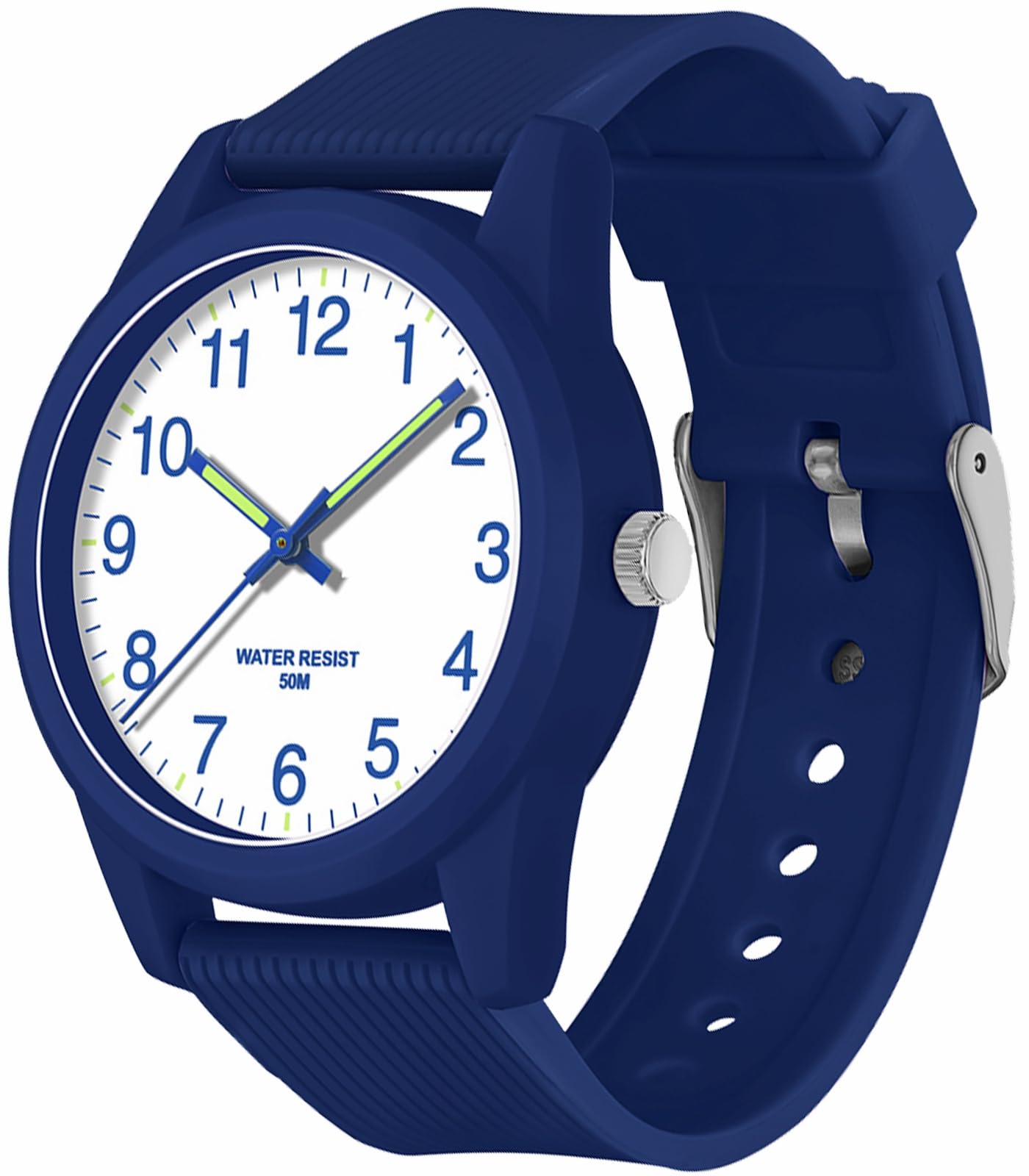 SOCICO Kids Analog Watches 50M Waterproof Easy Read for 3-12 Birthday Gift | Dur
