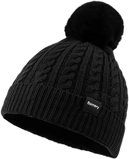 Baby Winter Hat Toddler Girls Pompom Beanie Infant Warm Knit Hats