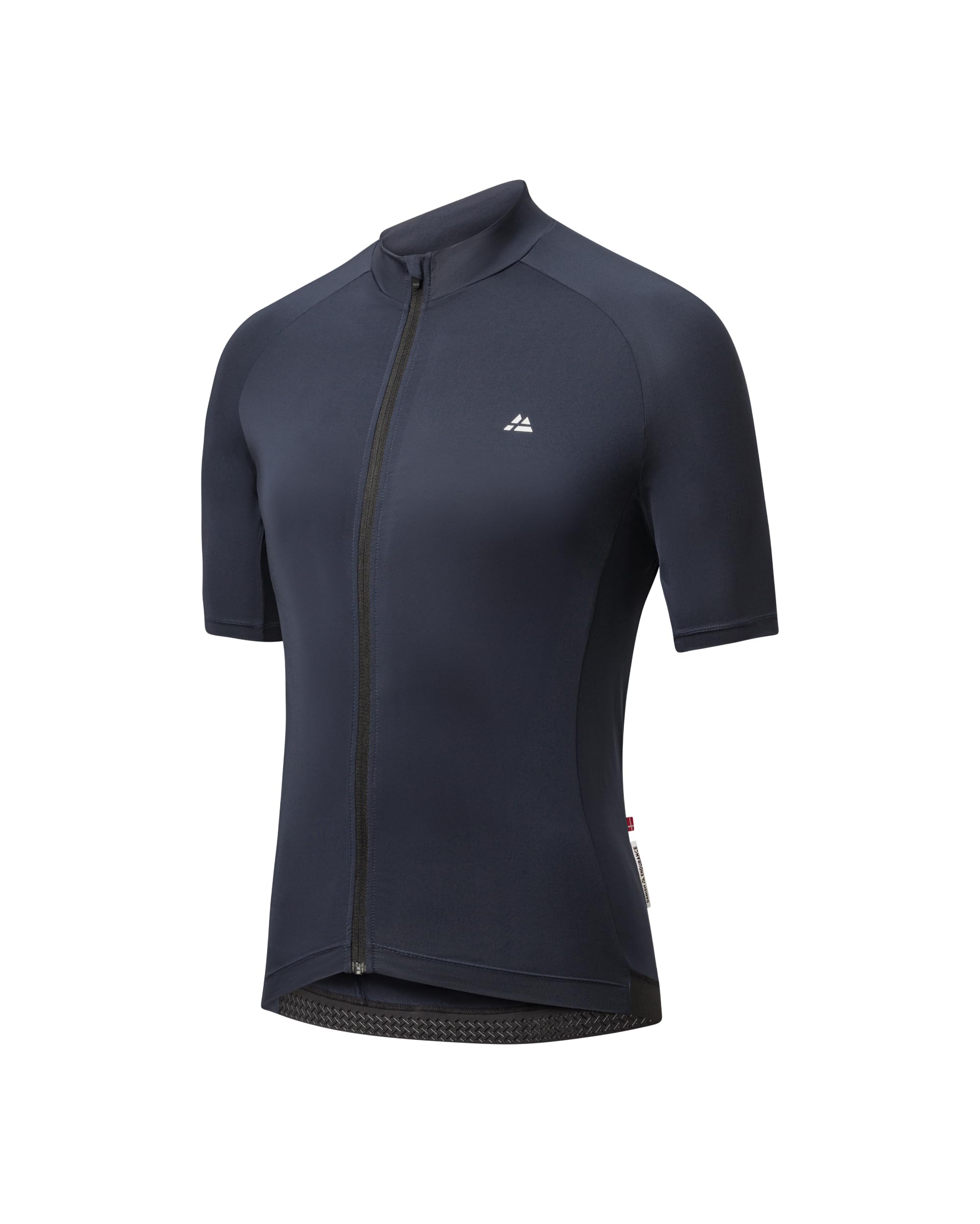 DANISH ENDURANCE Men's Short-Sleeved Cycling Jersey with Zip and Pockets