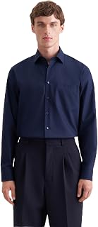 Seidensticker UNO Long Sleeve Shirt - Easy Iron for Any Occasion Regular Fit 100% Cotton Classic Men's Shirt with Kent Collar