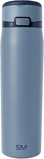 Simple Modern Water Bottle with Straw & Handle | 30oz | Blue | Mesa Loop Insulated Water Bottle for School, Sports, Travel | Leak Proof, Stainless Steel | Deep Dune