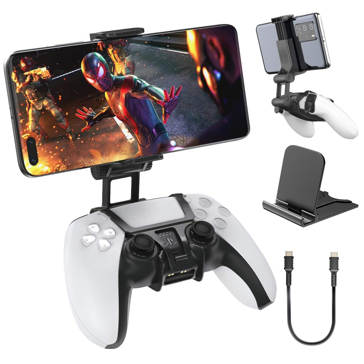 OIVO PS5 Controller Phone Mount Clip, Mobile Gaming Clip Cell Phone Stand Holder