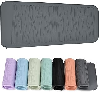Silicone Heat Resistant Mat for Hair Iron, 11 x 5 inch, Grey, 1 Pack