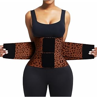 FeelinGirl Waist Trainer Belt Cincher Trimmer Tummy Control Body Shaper