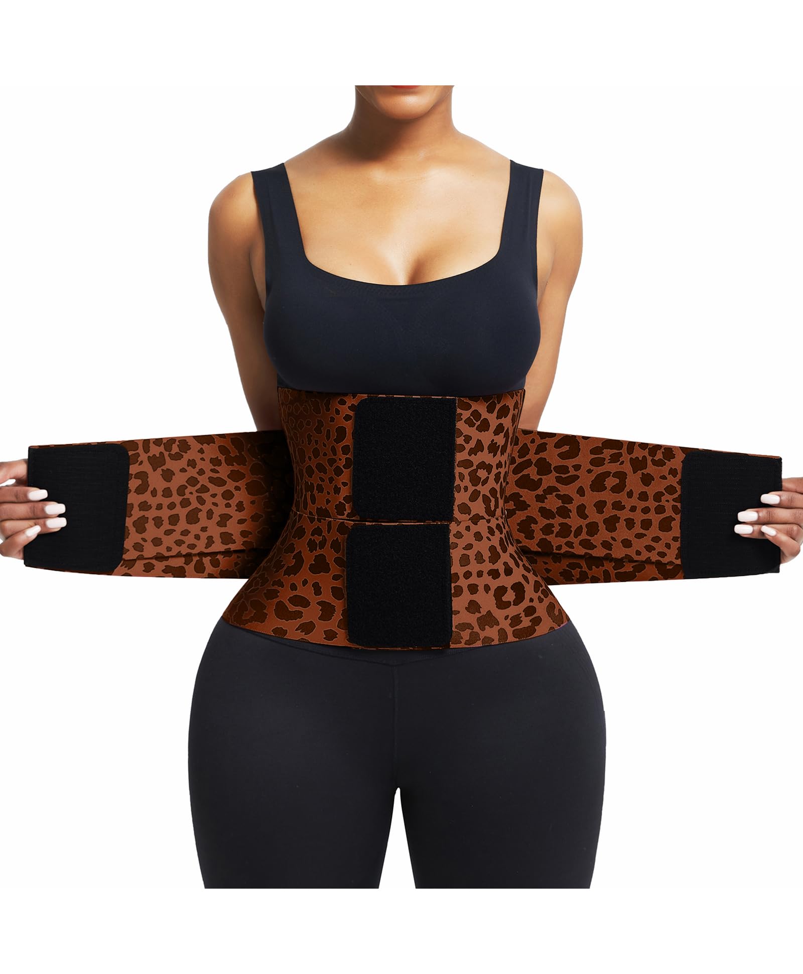 FeelinGirl Waist Trainer Belt Cincher Trimmer Tummy Control Body Shaper