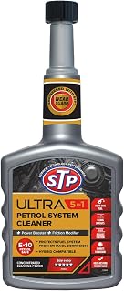 STP Ultra 5 in 1 Petrol System Cleaner 400ml, Enhances Fuel Economy | Restores Power and Protects your Engine, Mechanical Car Cleaning Products, Concentrated Cleaning Formula, Made in the UK