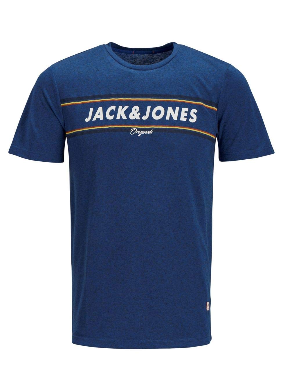 JACK & JONES Herren Regular Fit T-Shirt JORTUCO Tee SS Crew Neck 12146941, Einfa