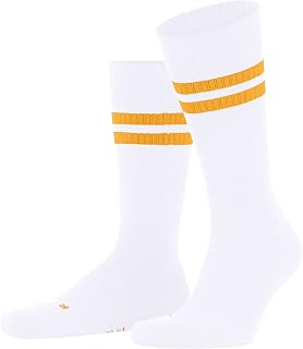 FALKE Unisex Adult Dynamic Socks Breathable Cotton Lightweight Padding Pattern Striped Pattern Retro Thick Ribbed Ideal with Sneakers and Sporty Look 1 Pair