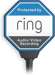 Ring Beacon — Help deter crime 24/7, Solar Security Sign, works on Amazon Sidewalk, solar powered
