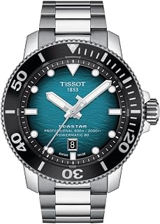 Tissot Seastar 2000, Swiss Powermatic 80, 46mm, Blue Gradient Dial, Men's Watch