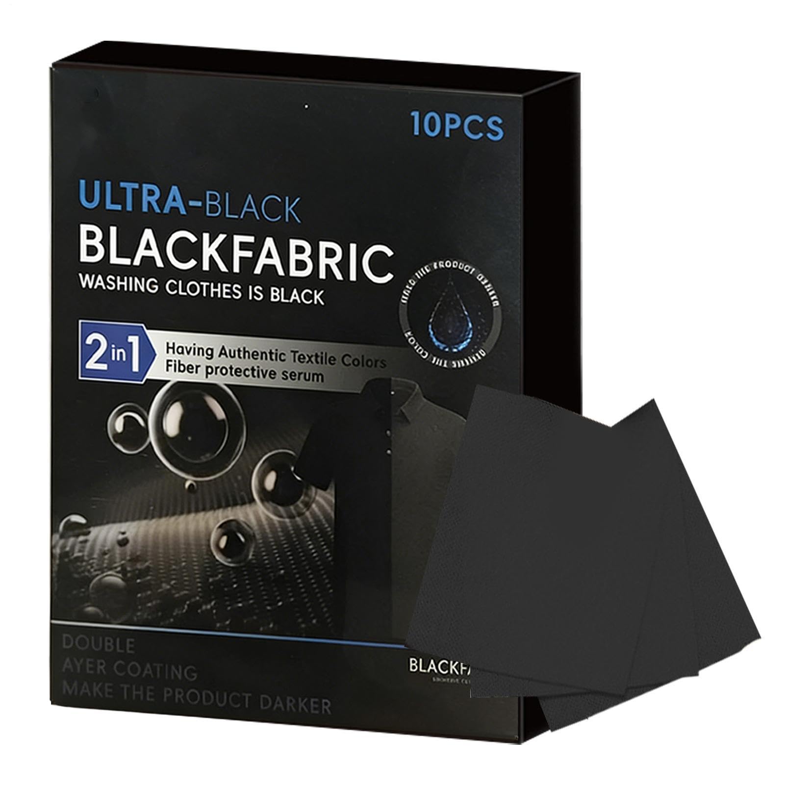 Ultra-Black Clothing Blackening Sheets Blackfabric Washing Clothes | Washing Mac