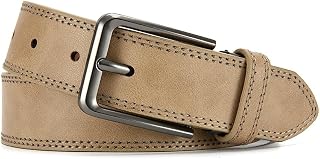 Men Genuine Leather Dress Belt, Handmade, 100% Cow Leather, Fashion & Classic Designs for Work Business and Casual