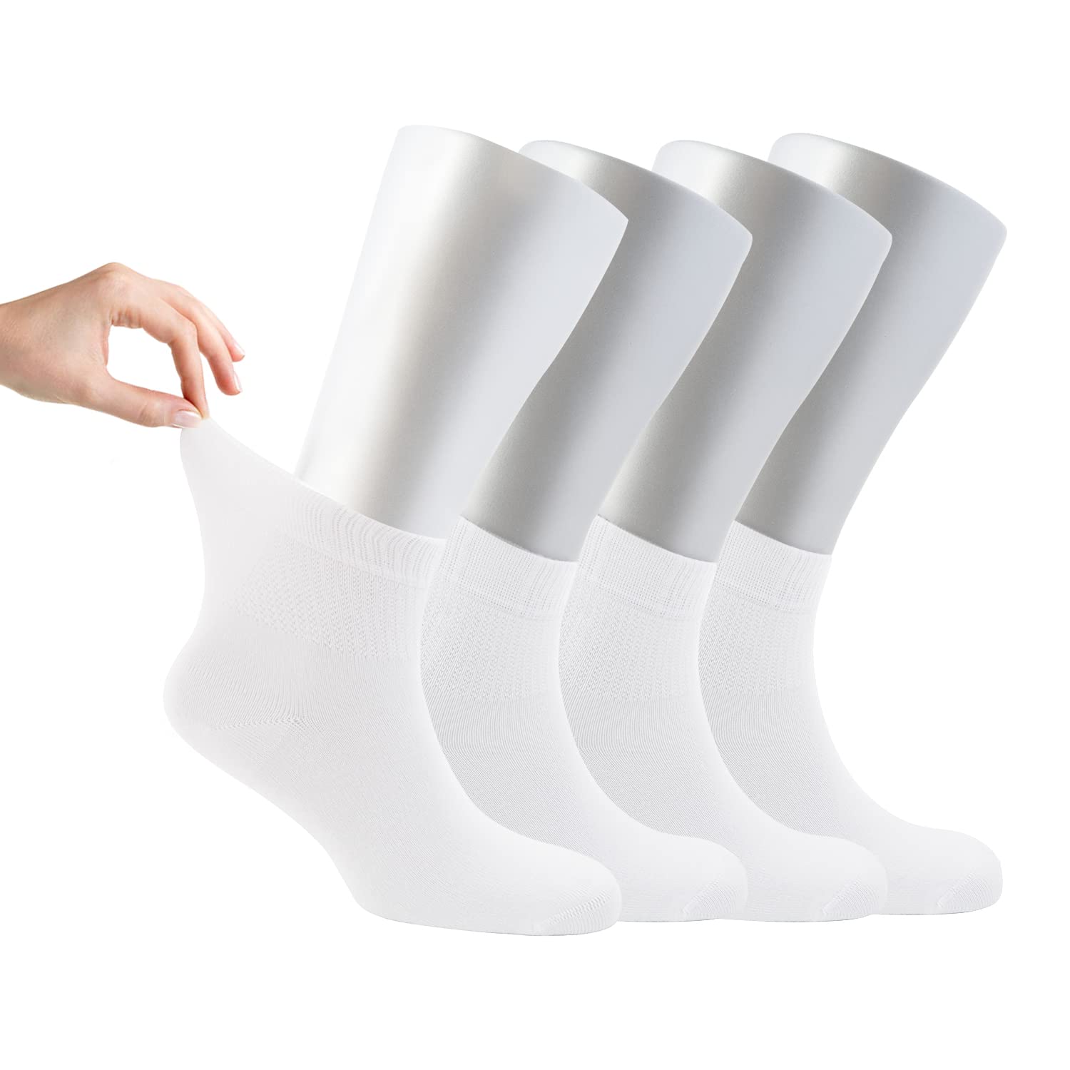 Cosyfeel® Women Loose Diabetic Socks, 4-Pack, Multicolour Options