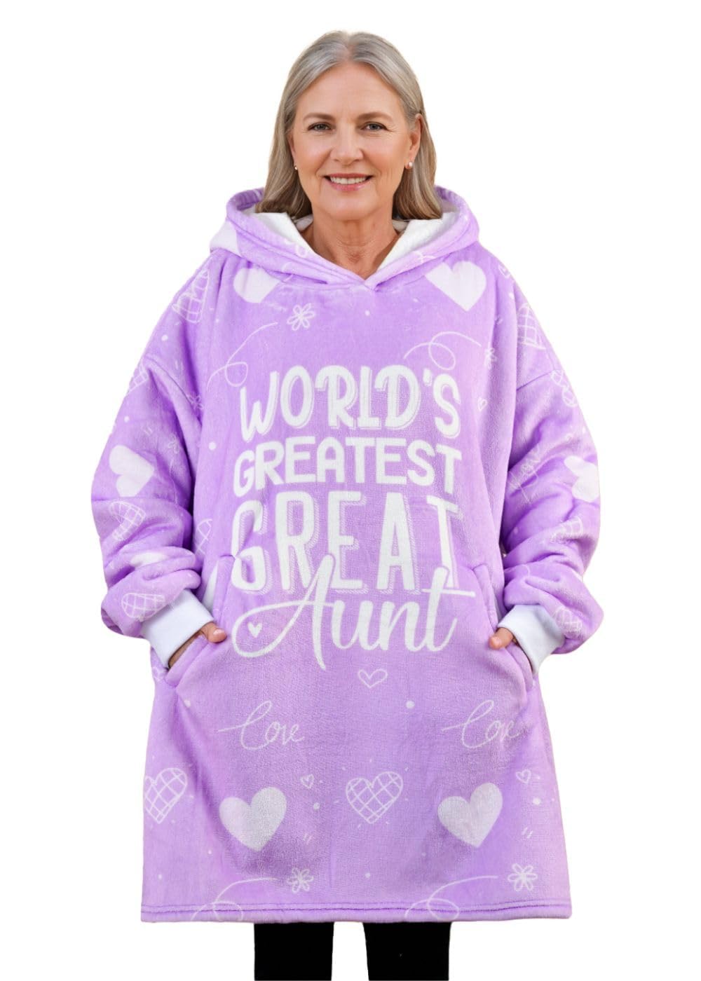 Huglanket Great Aunt Gifts from Niece, Plush Blankets for Auntie, Gift Ideas for