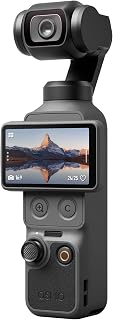DJI Osmo Pocket 4 Essential Combo, Gimbal Vlog Camera | 1″ CMOS & 4K/240fps, 3‑Axis Stabilization, 2× Lossless Zoom, 14‑Stop Dynamic Range, 107GB Built‑in Storage