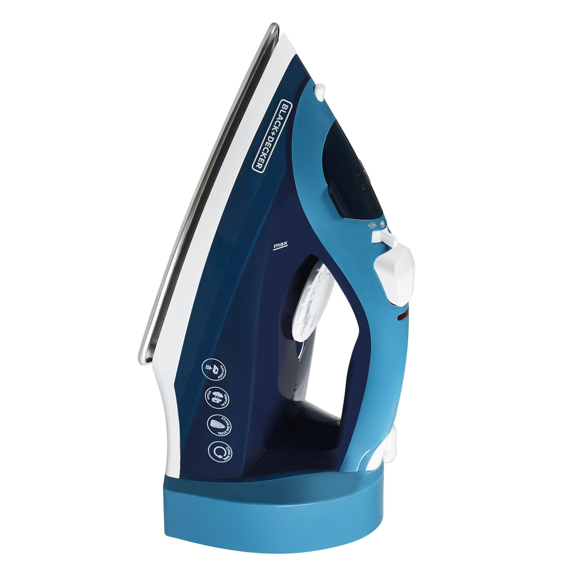 BLACK+DECKER Steam Iron for Clothes with Retractable Cord | Retractable-cord ste