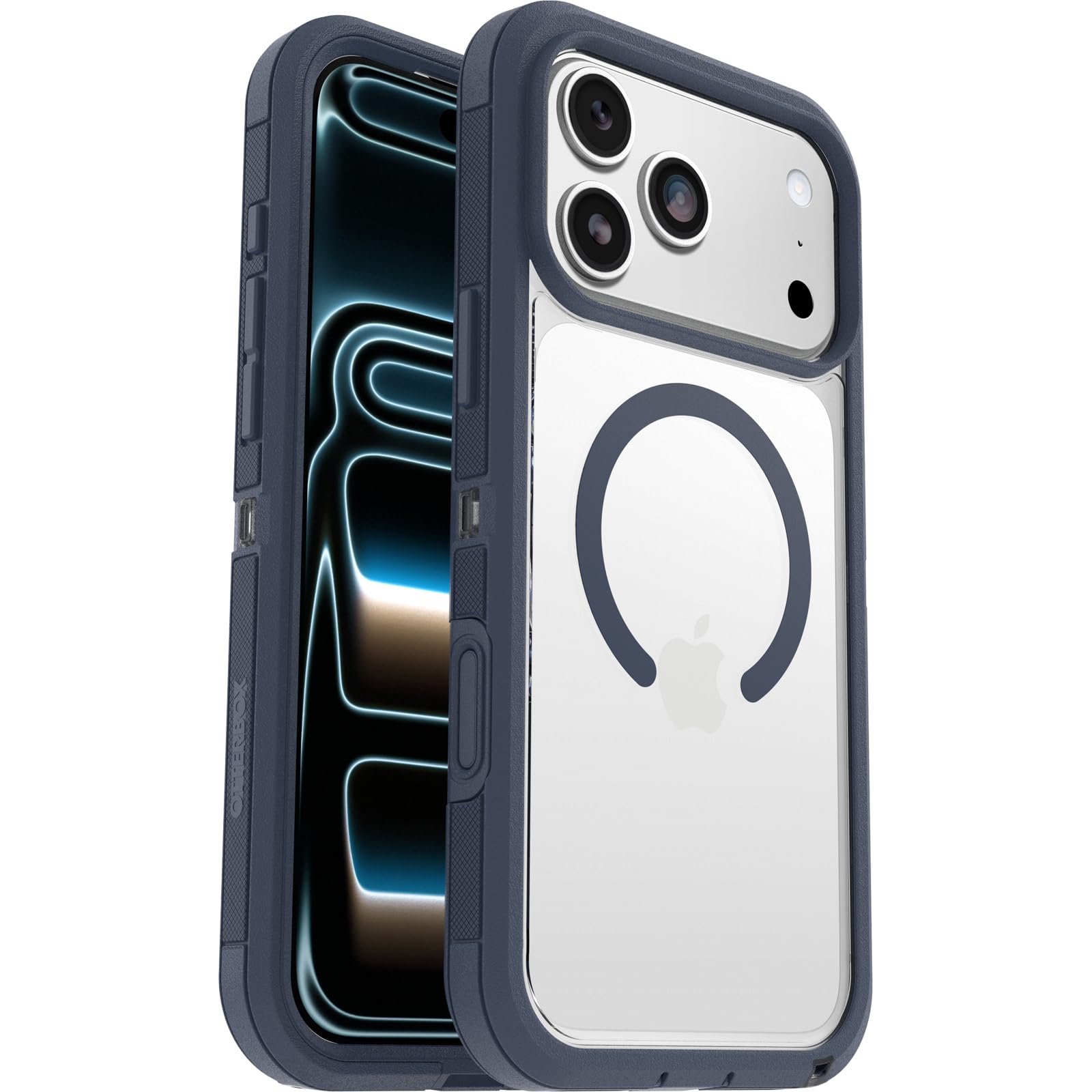 OtterBox Defender Series Pro XT Clear MagSafe Cover for iPhone 17 Pro Max, Shock