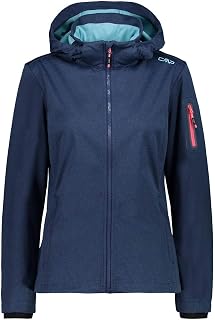CMP Women's Softshell Jacket in Light with Removable Hood Softshell Jacket