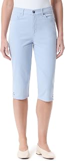 Gloria Vanderbilt - Amanda High Rise Skimmer Short Petite, Pantaloncini Donna