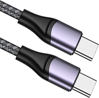 elzle USB C Cable, 65W Type C Cable, USB Type-C Cable Quick Charge, Nylon