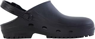 REPOSA Max - Sanitary Clogs for Women and Men in Rubber with SRC Non-slip Sole, Anatomical Sanitary Slippers with Adjustable Strap, Sterilizable Anti-Shock Breathable Lightweight Shoes