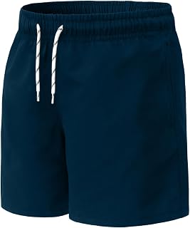 Hill & Sea Boys Swim Trunks Quick Dry Breathable Water Repellent Mesh Lining Pockets Drawstring